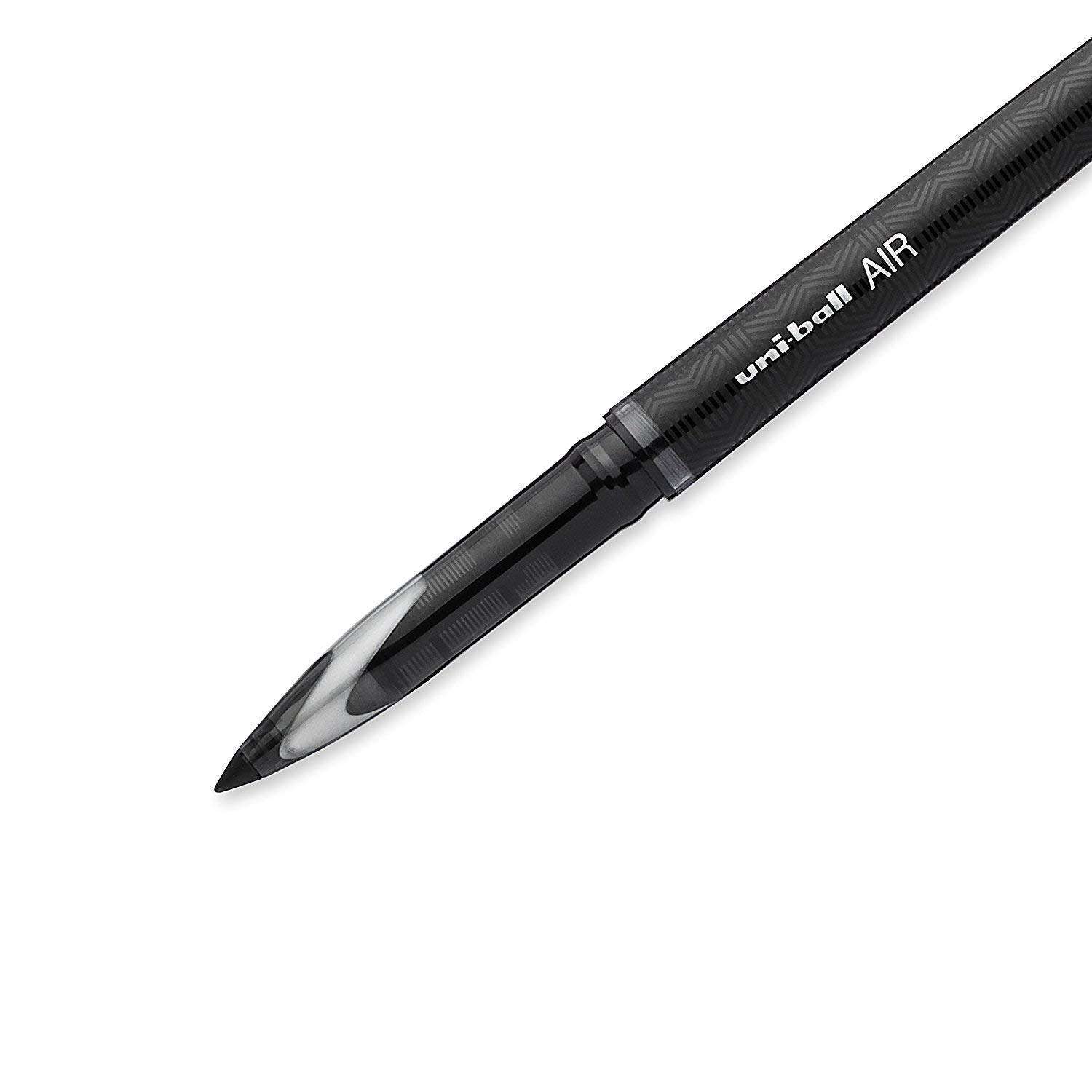 Uniball UBR-85 Refill (0.5mm, Black Ink), Pack of 12, Usable for UB-215 & Uniball Air Micro Pen Combo Set 6