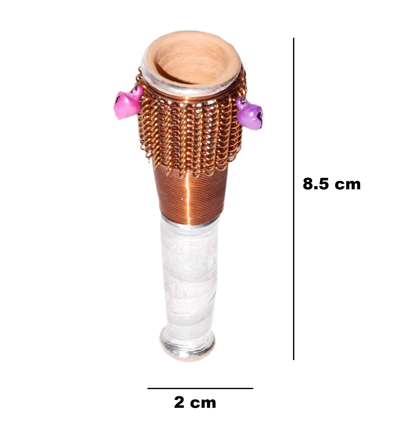 The Good Luck Clay Chillum/Shiva Chillum/Clay Chillam Pipe/Smoke Pipe/Indian Smoking Lover Pipe (Multi Color, 8.5 cm, Pack of 1) 3