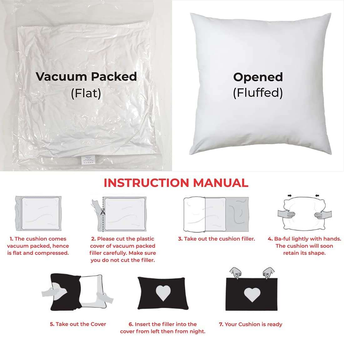 Valentine Gift Love You Forever Couple Printed Black Cushion Happy Valentines Day Gifts for His/Her Girlfriend, Boyfriend, Husband, Wife, Couple Lover| Valentine Day gift's 5