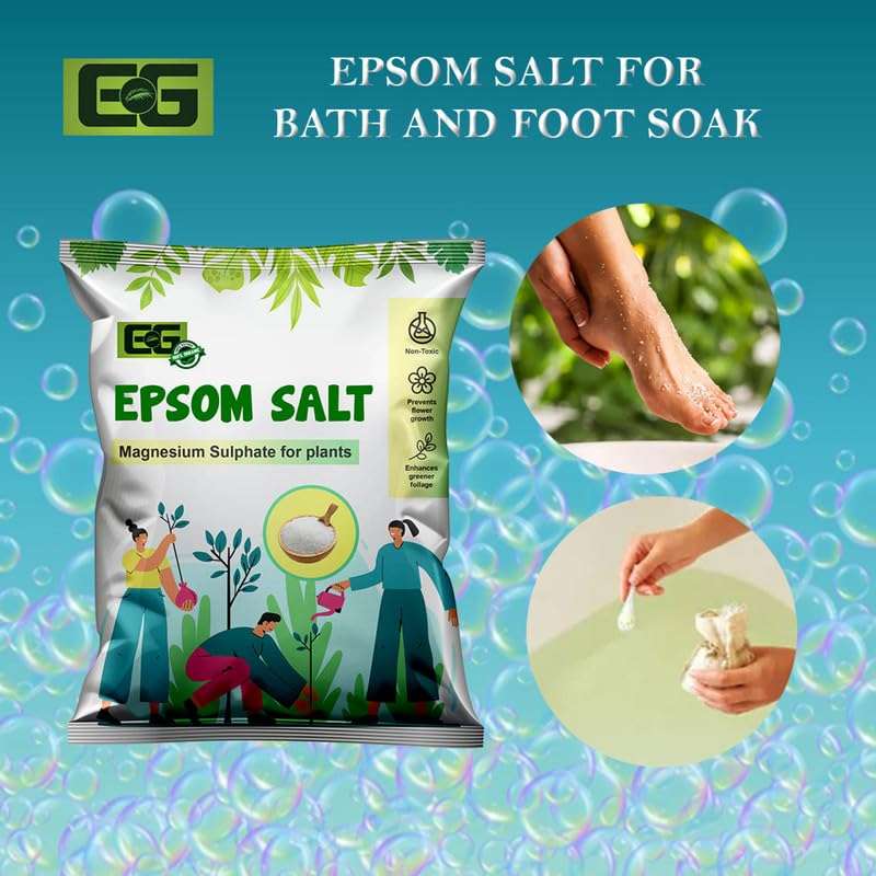 Elamgreen Epsom Salt For Plants 5kg magnesium sulphate Fruit and flower fertilizer vegetable fertilizer 4