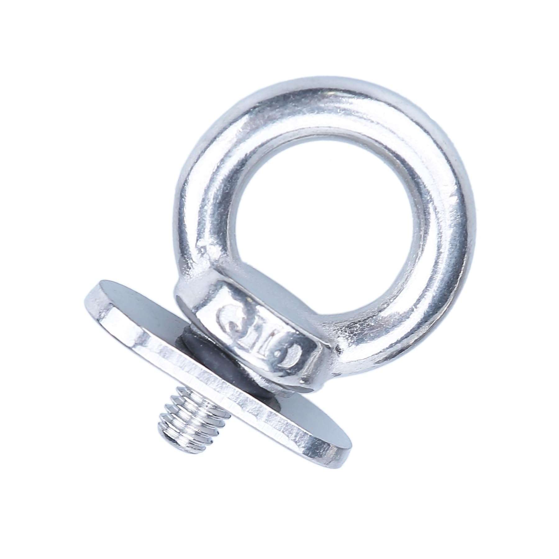 Thorn Track Mount Tie Down Eyelets, M6 Metal Eye Bolts, 316 Stainless Steel, Hold Bungee Cord or Ropes Up to 0.6 Inch, Pack of 6 3