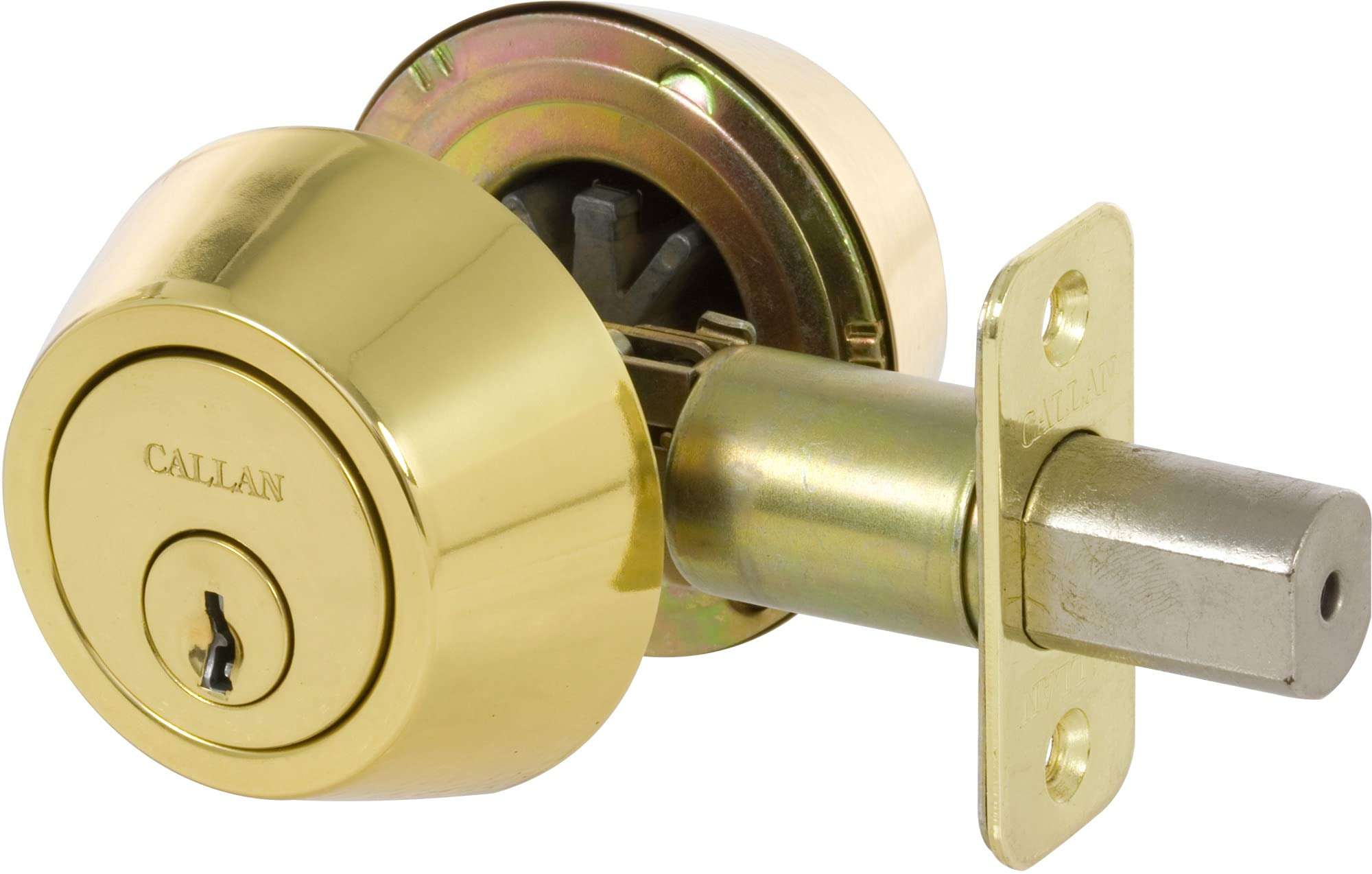 Delaney Hardware 210S-US3 -Double Cylinder Deadbolt Deadbolt Double Cylinder, Bright Brass