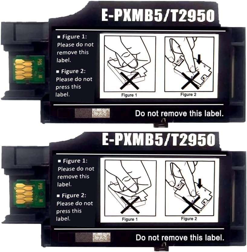 HLPRINT T2950 Remanufactured Ink Maintenance Box for Workforce WF-100 WF-110 EC-C110 Wireless Mobile Printer 2 Pack 1