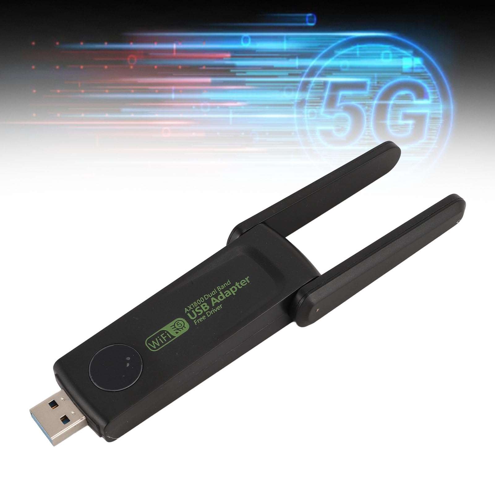 150Mbps USB Cordless Adapter, Professional Dual Band 2.4G 5G Cordless Network Adapter for Desktop Laptop PC, USB Adapter for Desktop PC 3