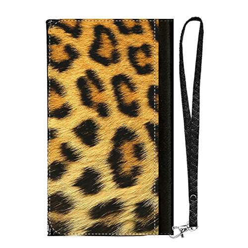GSPSTORE All-in-One Cell Phone Wallet Case,Leopard Dot Print Pattern Case Flip PU Leather with Multiple Pockets,Card Holder,Wrist Strap for iPhone Samsung Android Smart Phones #01 2