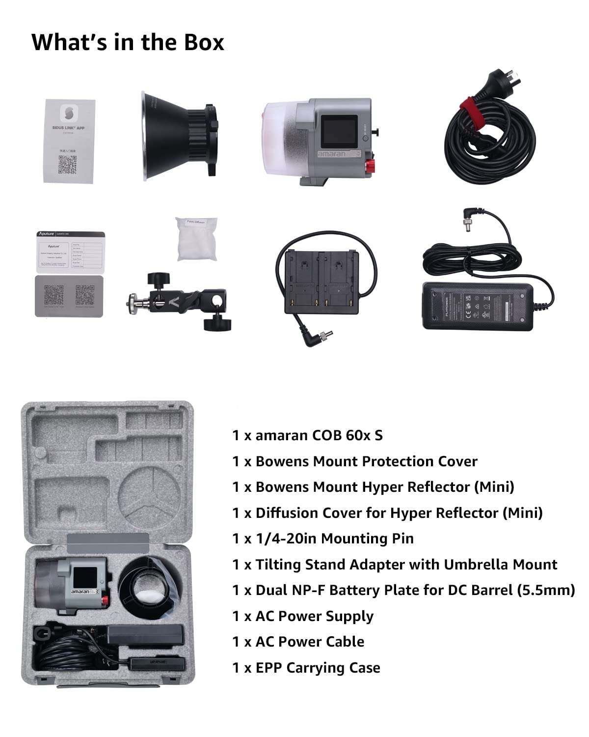 Aputure amaran 60xs Bi-Color and amaran 60ds Daylight Video Light 6