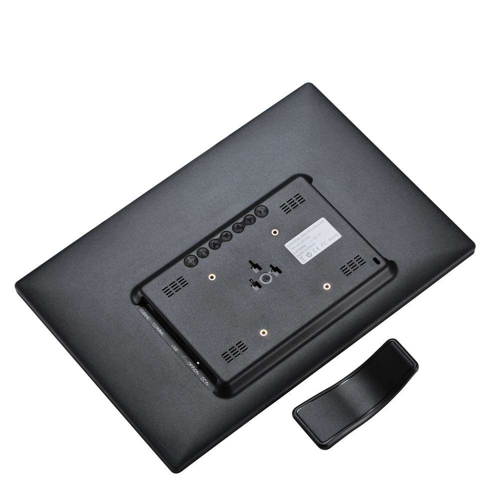 Keke Clothing Store 14-inch Digital Photo Frame Electronic Photo Frame Ultra-Narrow Face Support 1080P Wall-Mounted Advertising Machine(Black) (Color : Black) 4