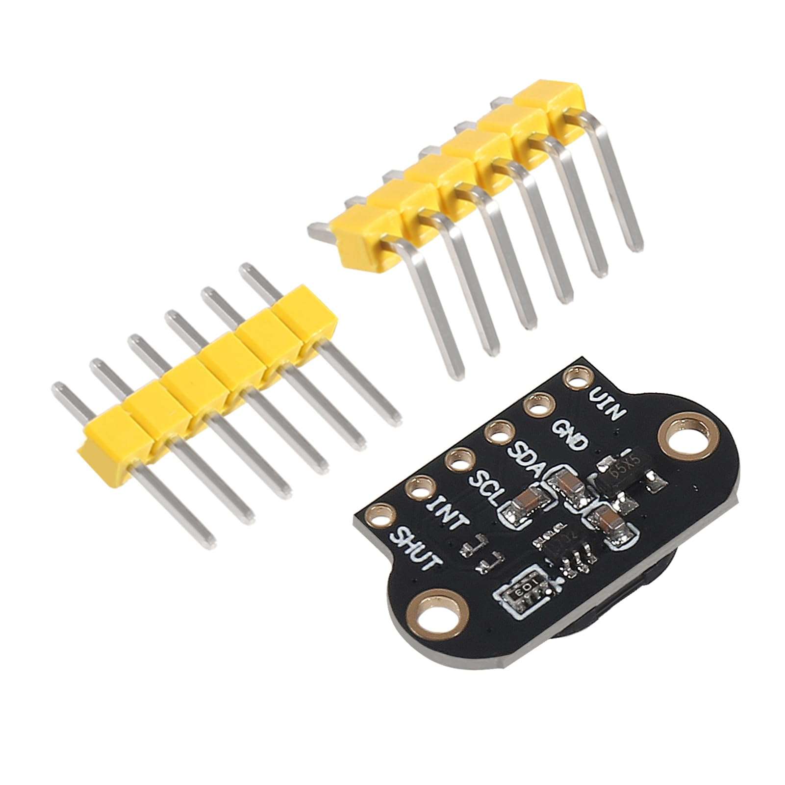 3Pcs VL53L1X TOF400C 4M Time of Flight (ToF) Laser Ranging Sensor Module 940nm 157.4in Distance IIC Fov 27 Degree for Arduino STM32 6