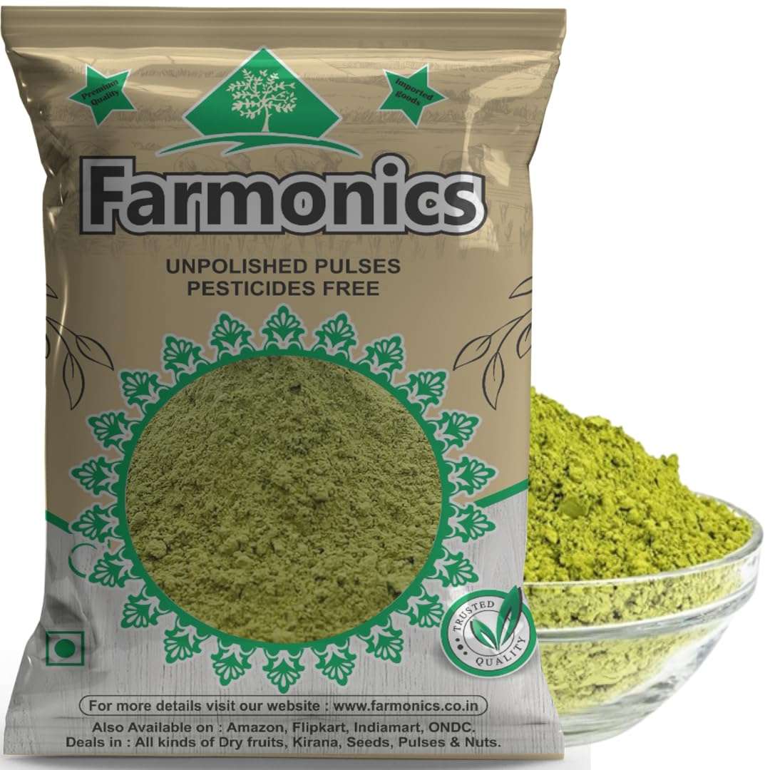 Farmonics Enterprises Indigo Powder - 1kg | Indigo Powder for Natural Hair Coloring | Pure And Natural 1