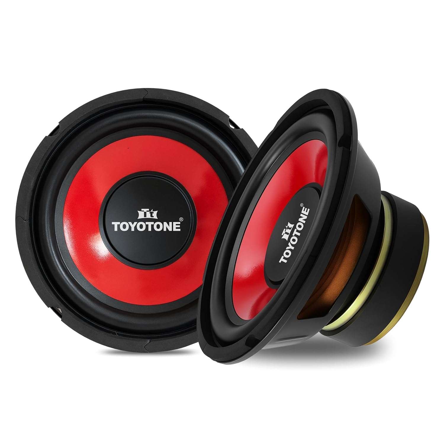 TOYOTONE 6" inch 40 Watt Inch HI-FI Woofer (Pack of 2) | Rainbow Deluxe Series | Copper Coil of 4 Ohms | Form Woofer | 90x17 Magnet | for Car and Home Audio System. 1