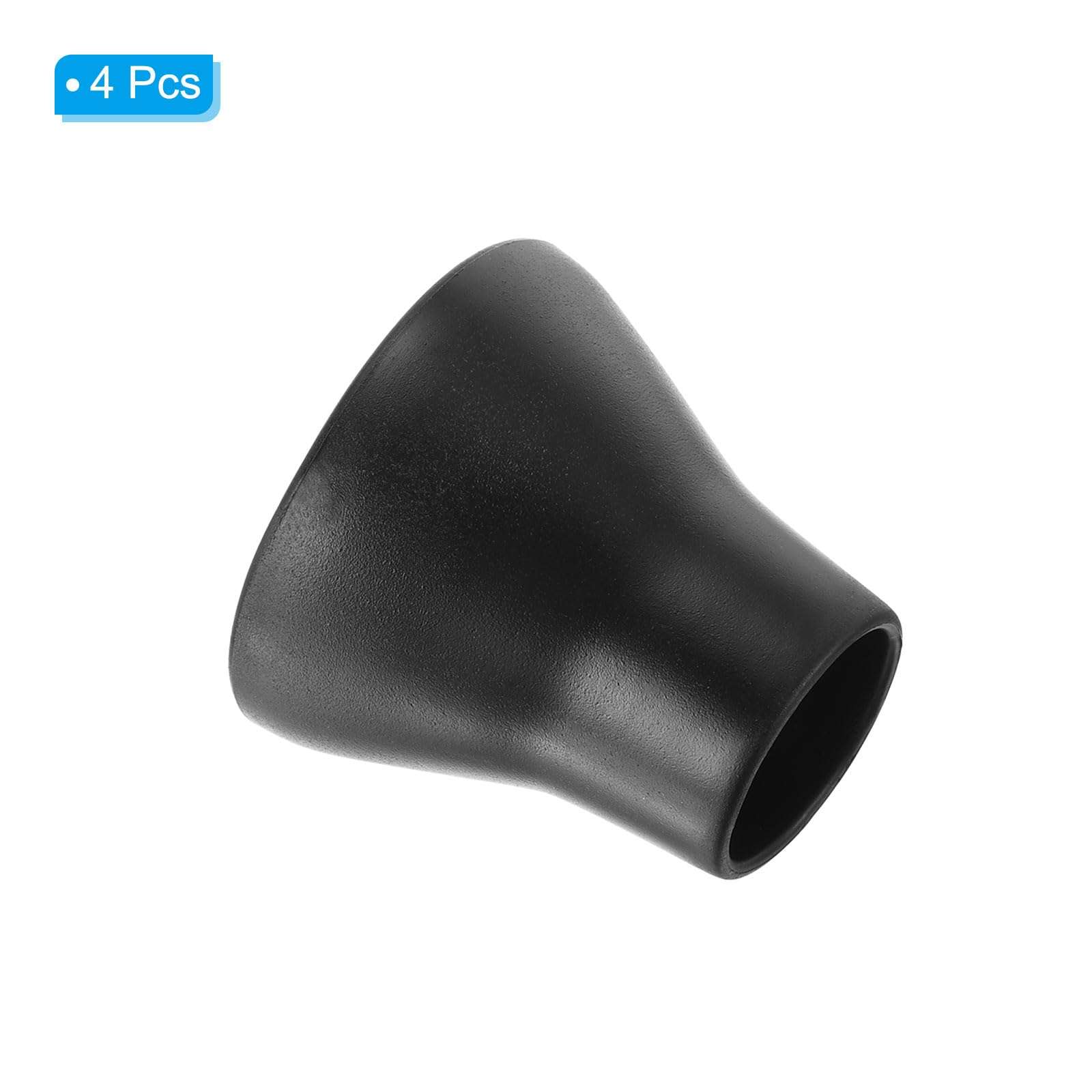 PATIKIL Golf Ball Retriever Grabber, 4 Pack Putter Grip Suction Cup Pick Up Back Save for Picker Upper Tube Handle, Black 4