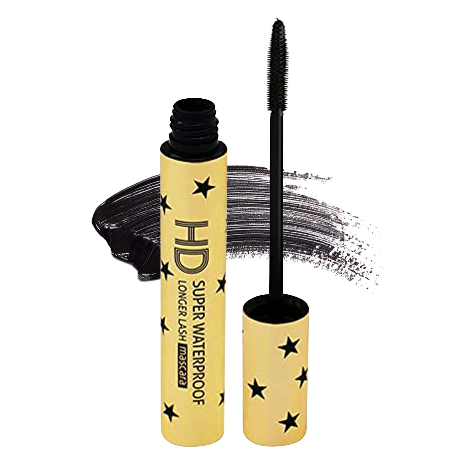 Fashion Colour AROMA FORMULA MASCARA SUPER WATERPROOF LONG LASH MASCARA (10g) 2 IN 1 Primer + Concealer, Oil-Free Long Lasting and Silky Smooth Texture (4.8g+4g) (Shade 03) 3