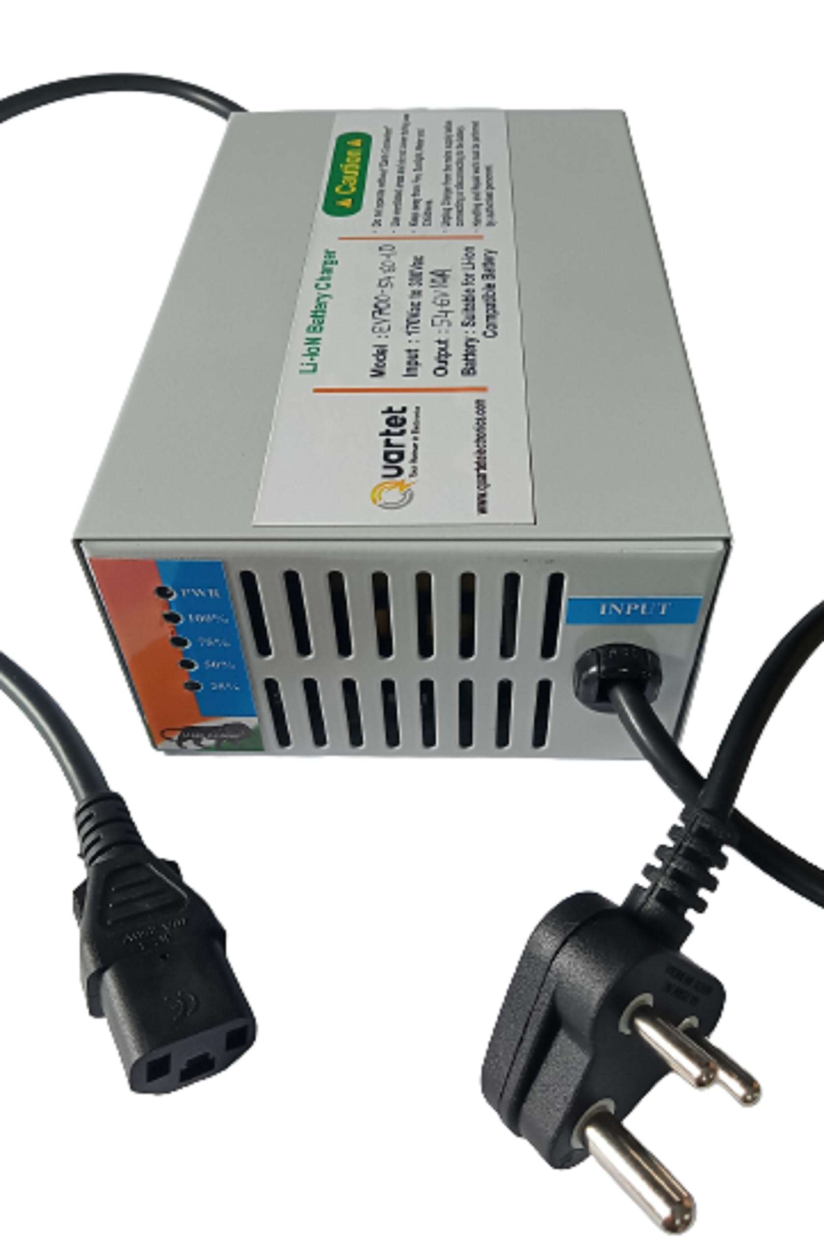 Quartet 48 Volt 54.6 Cut Off 10 Amp EV Charger for Electric Bike 4