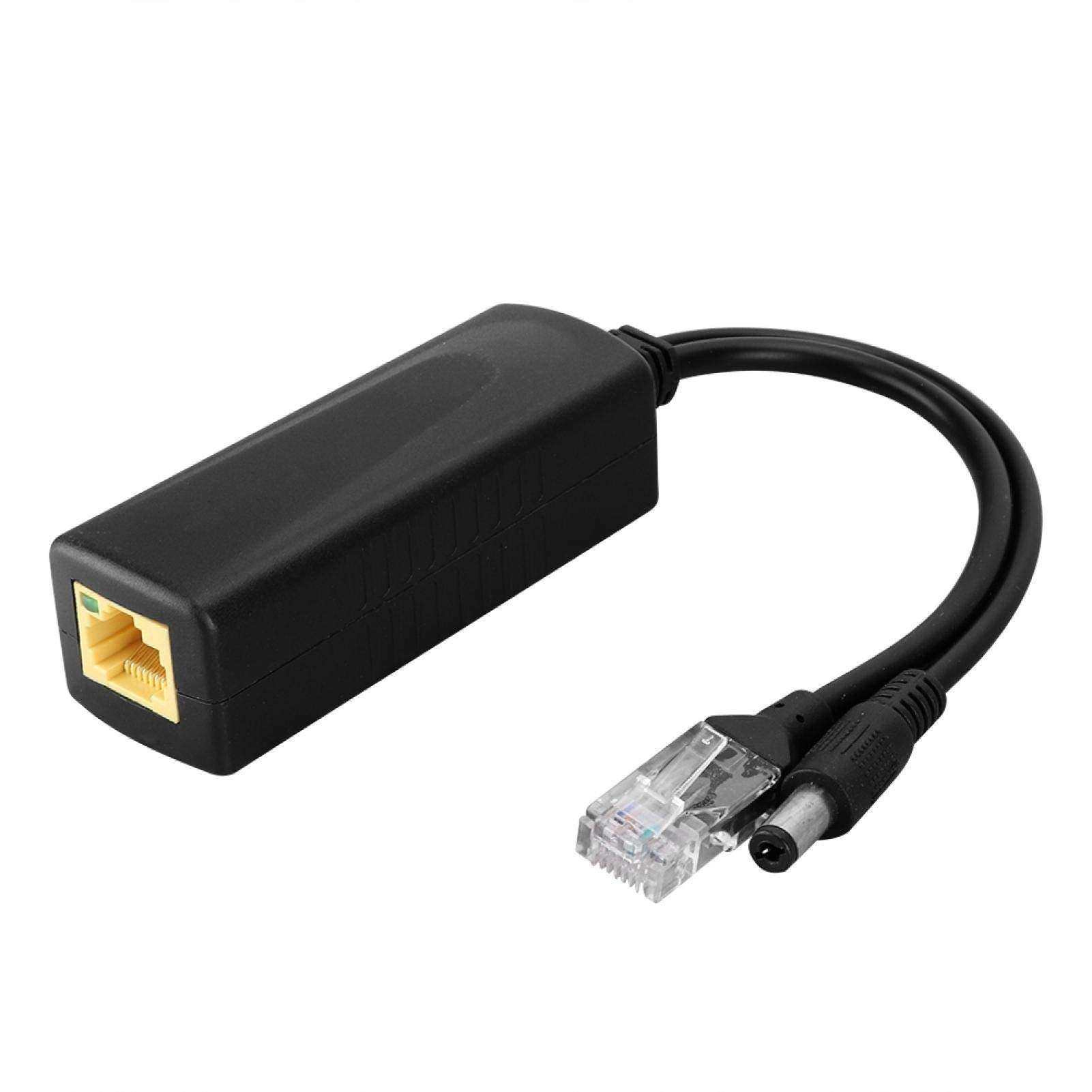 POE Adapter Cable, Security Camera POE Adapter, Easy Use Power Supply Suitable for Family Home Accessories Outdoor Product Office Buildings