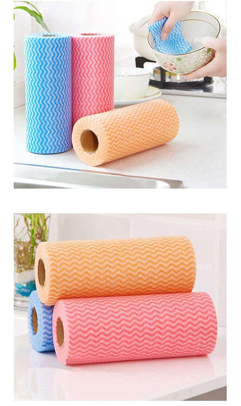 EVERSHINET New Kitchen for Disposable Cleaning Cabinet Mat Towel for Easy to use 2