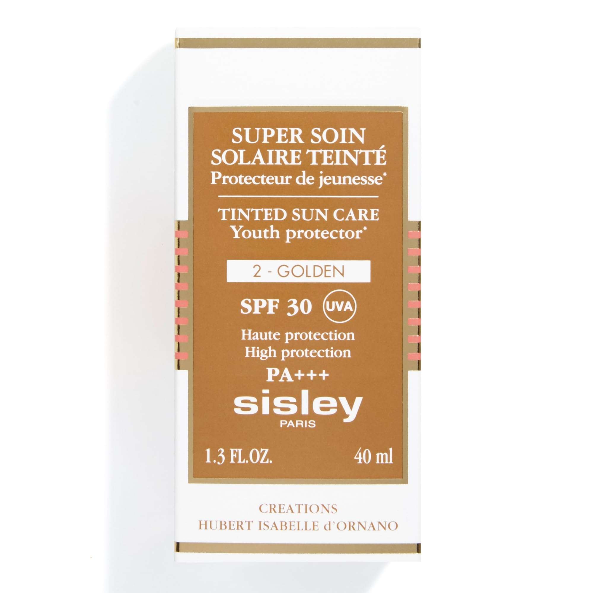 Sisley Paris Tinted Sunscreen Cream SPF 30, 2 Golden - 40 mL - Non-Greasy Tinted Moisturizer - Broad Spectrum UVA/UVB Protection - Water Resistant Up to 40 Minutes - Non-Comedogenic 4