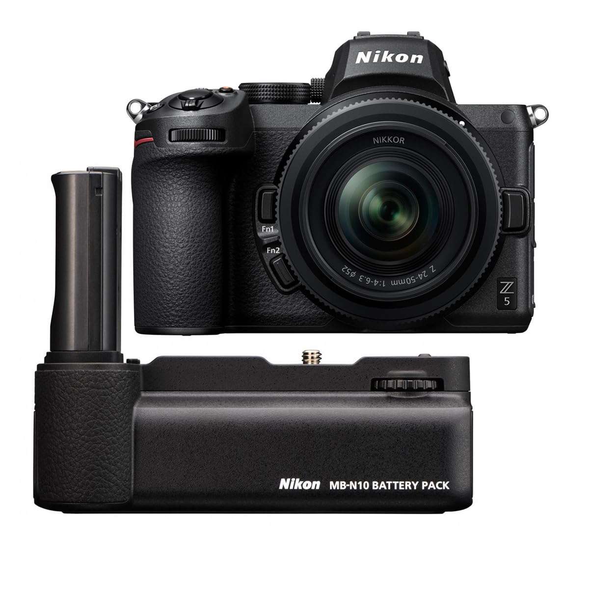 Nikon Z5 Full Frame Mirrorless Camera with NIKKOR Z 24-50mm f/4-6.3 Zoom Lens with Nikon MB-N10 Multi Battery Power Pack 1