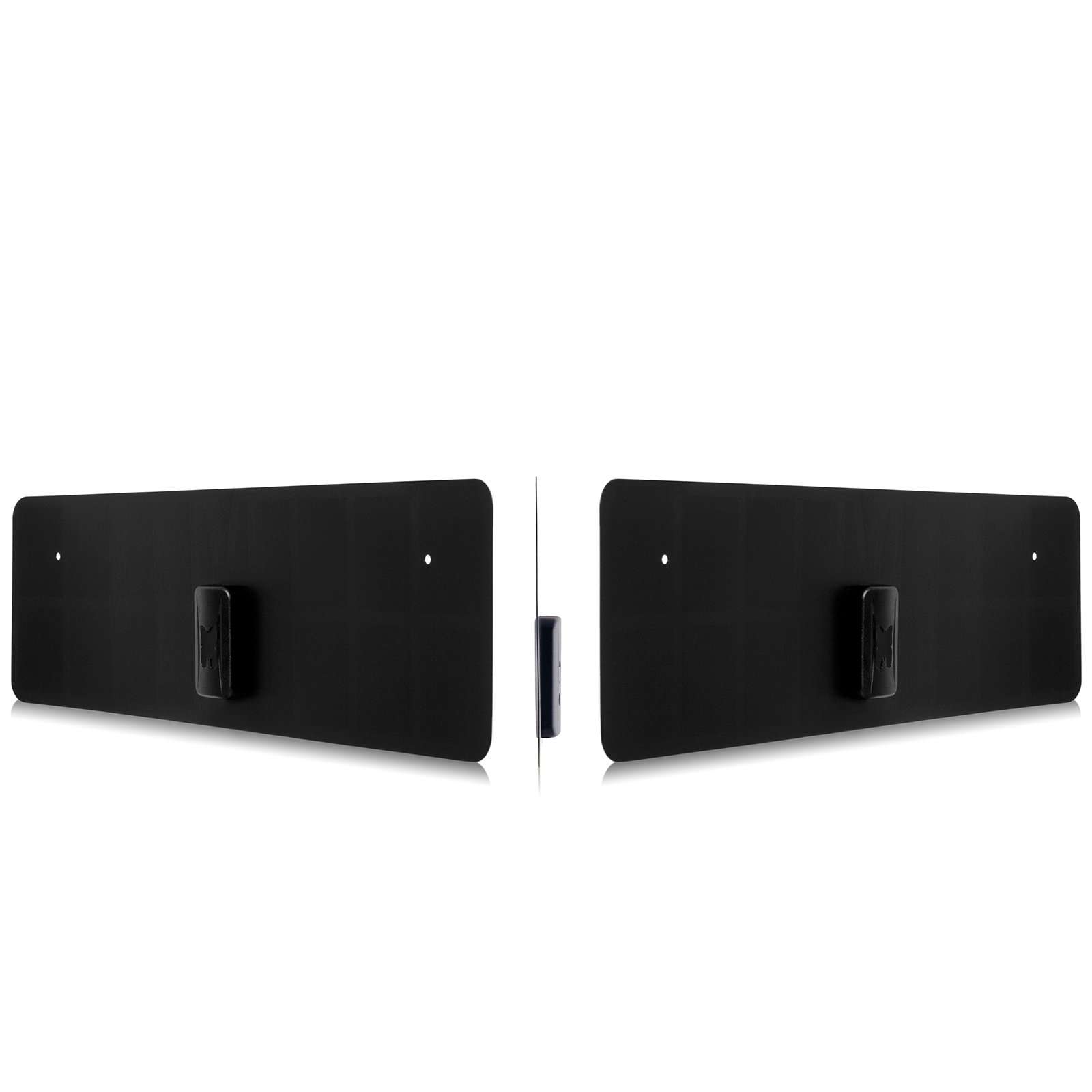 RGTech Monarch 40 Black Indoor HDTV Flat Paper Thin Antenna - True 40 Mile Range, Multidirectional Reception, UWB Technology and 4G filter for Maximum UHF/VHF/FM/USB TV Tuner/DVB-T/DAB Radio reception 2