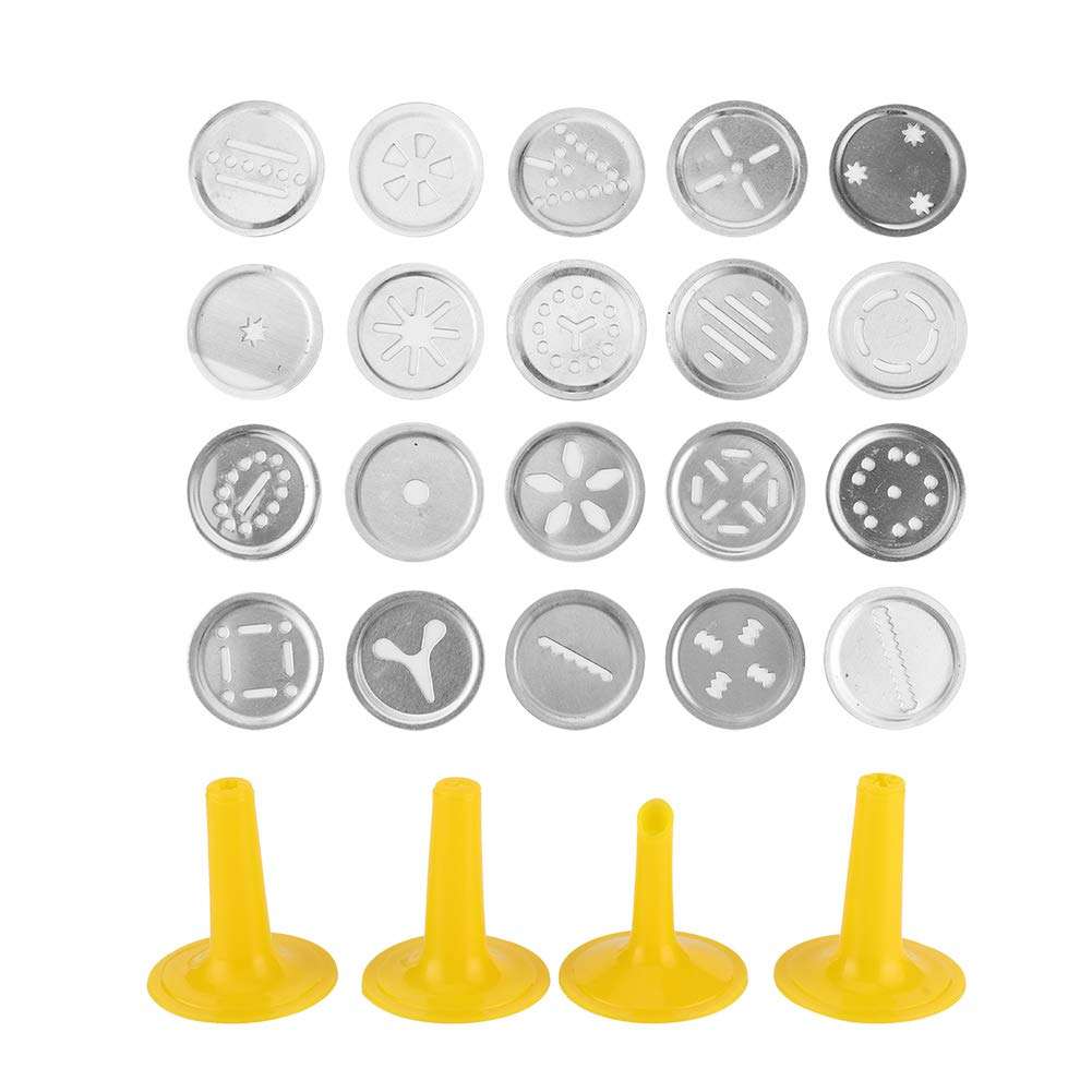 Cookie Press, Cookie Presses with 20 Cookies 4 Nozzles Cookies Press Maker Kit Cookie Press Discs Kitchen Accessory 6