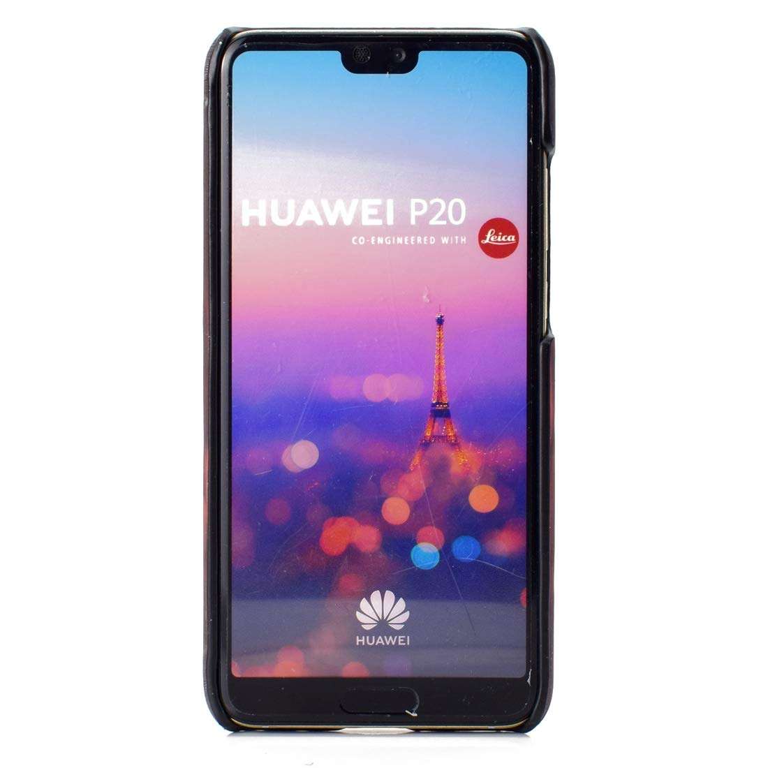 DINGXUEMEI XUEMEI CASE Hard Cell Phone Cases & Covers Paste Skin + PC Thermal Sensor Discoloration Case for Huawei P20 (Color : Color4) 3