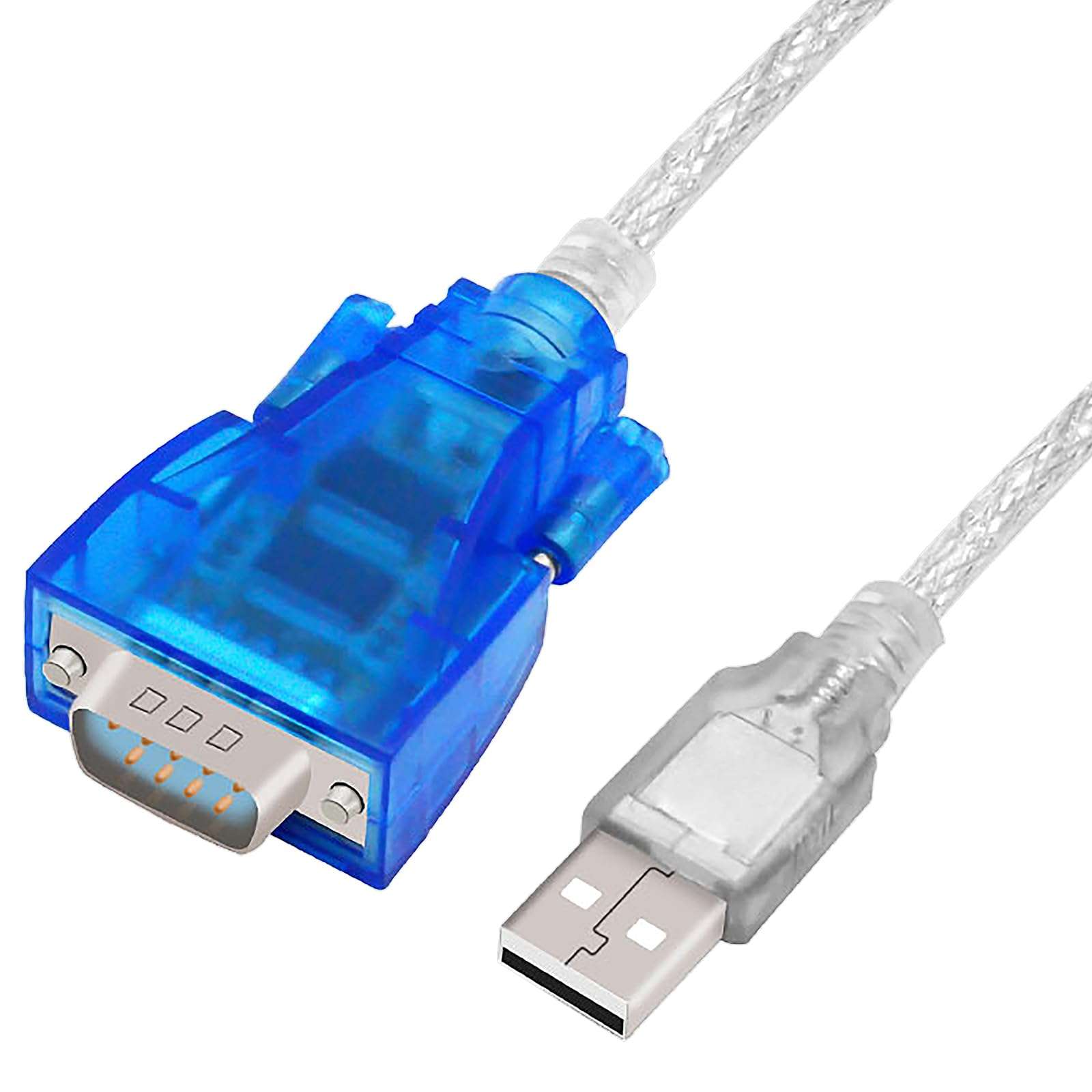 Buacoz USB to RS232 Serial Cable (16.4Feet) Connector DB9 RS232 Female Serial Port Industrial Adapter Supports Windows Series/Linux/MacOSX 1