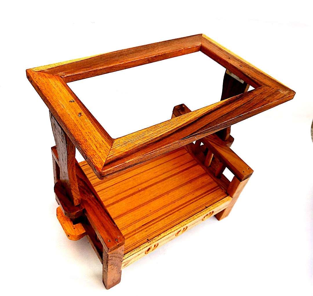 Laddu Gopal Mosquito net Bed Wooden Very Good qwality Washable Bed (Size 4 to 6 No) 3