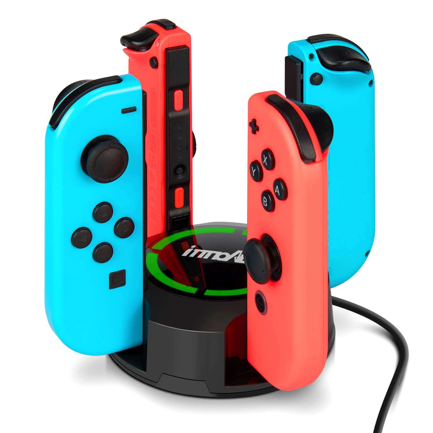 Charging Dock for NS Switch Joy-Con, innoAura Switch Joy-Con 4 in 1 Charger Stand with LED Indication 1