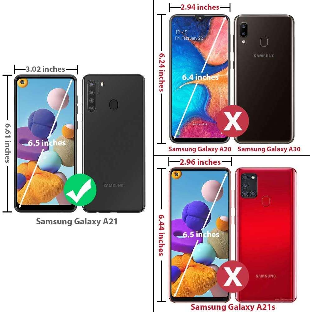 GORGCASE Phone CASE for Samsung Galaxy A21 (NOT FIT A21S), Slim Graphic Design Anti-Scratch Shook-Proof Hybrid Rubber PC TPU Bumper Armor Cute Teen Boy Man Girls Women Drop Protective Cover Milky Way 2