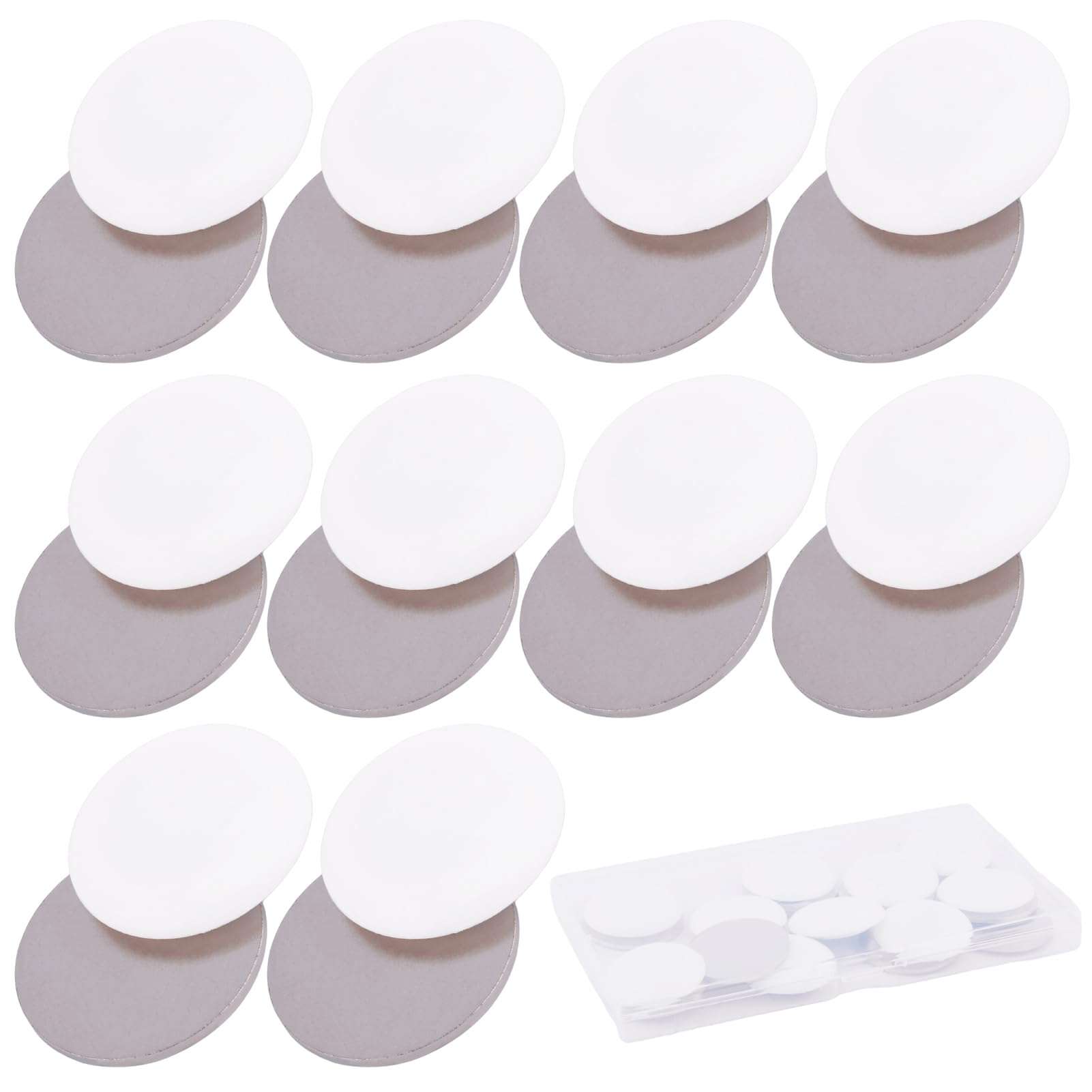 Serveyou 10pcs Shower Curtain Weights,Magnetic Curtain Weights,Curtain Weights,Shower Curtain Magnets,Silicone Coated Strong Shower Curtain Magnets,for Drapery Home Heavy Duty Strong Magnetic 3