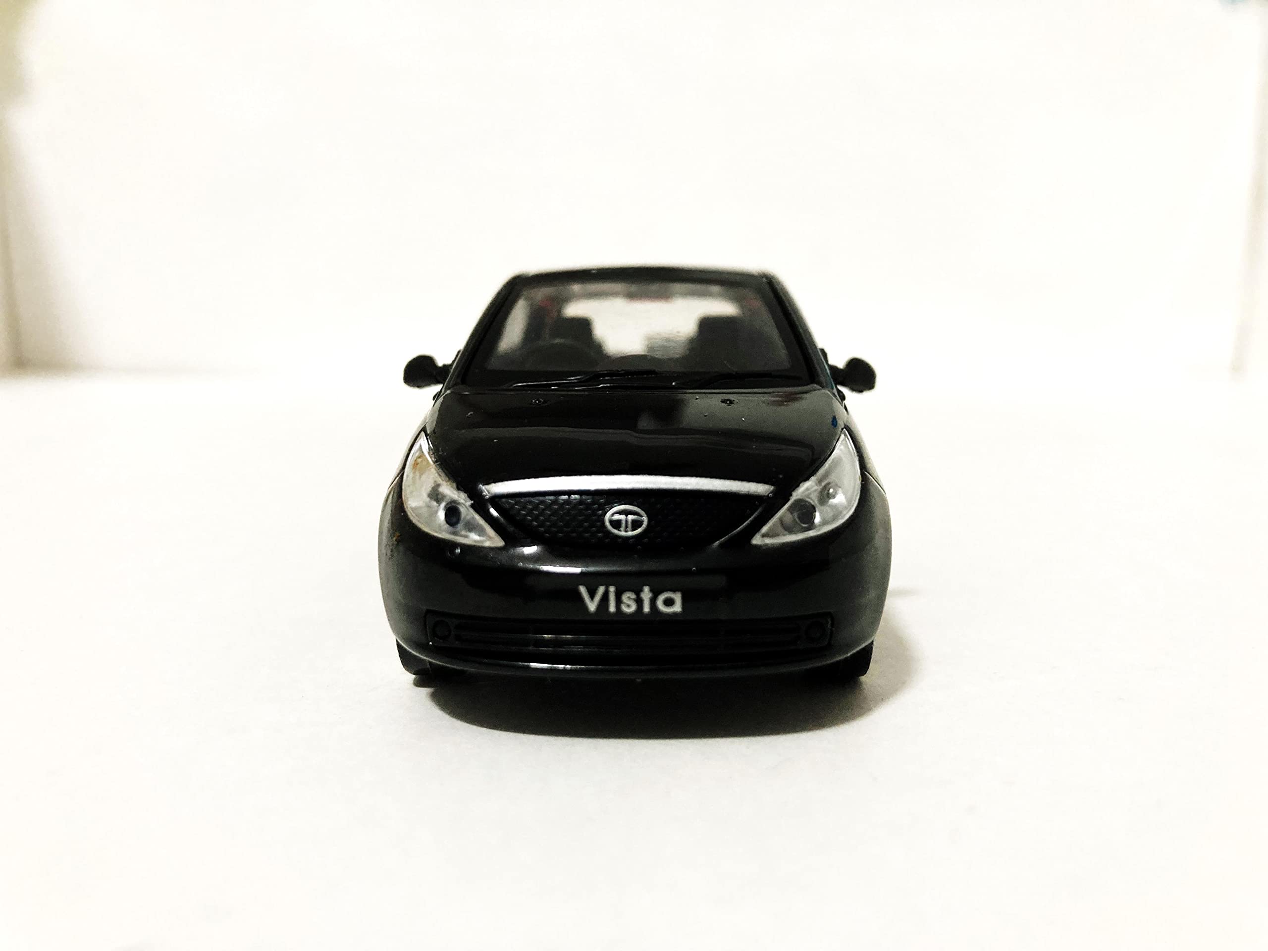Scale Model Toy Car for Kids-Indica-Vista-Free Wheel (Not Pull Back)-Official 1/43 Die-cast Merchandise-for Boys and Girls Above 3 Years (Infinity Black) 5