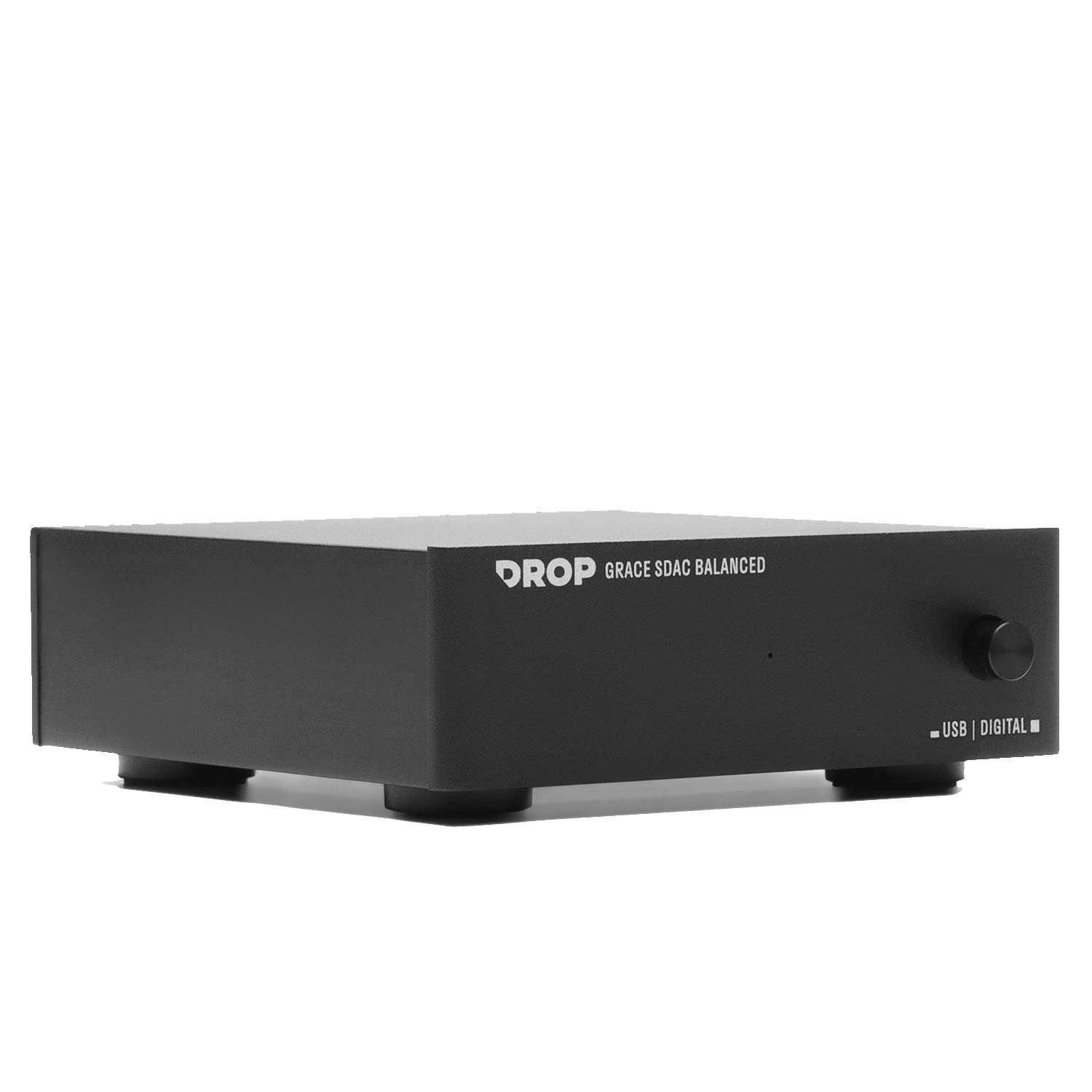 DROP + Grace Design Standard DAC Balanced - Digital-to-Analog Converter with Audiophile XLR, USB-B, 3.5mm Stereo Connectivity, Black 1