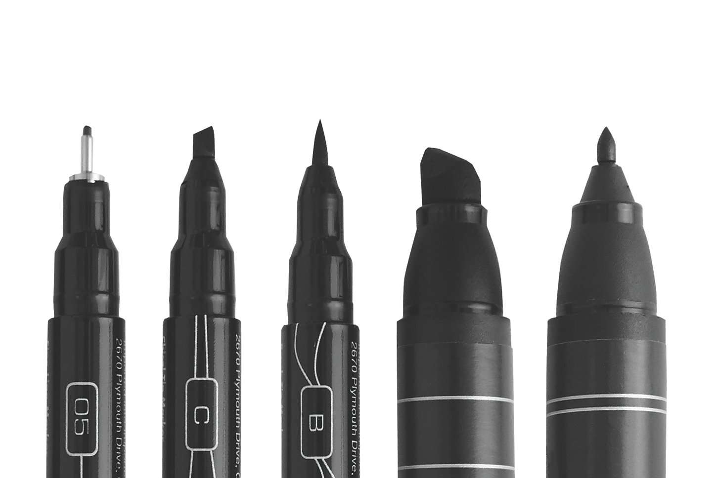 Prismacolor Premier Beginner Hand Lettering Set With Illustration Markers, Art Markers, Pencils, Eraser And Tips Pamphlet, Adult Coloring, 8 Count 5