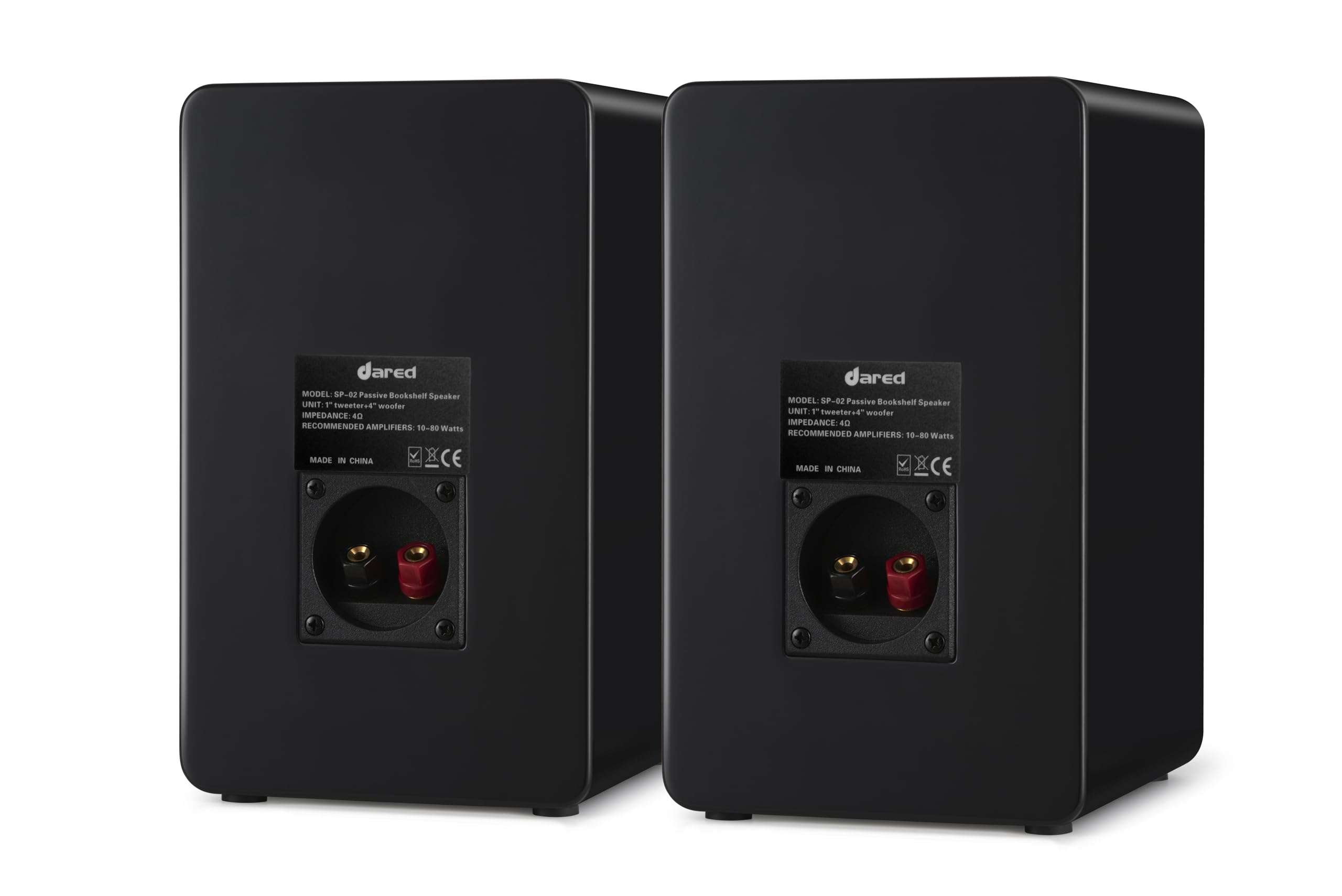 Dared SP 02 HiFi Speaker 2 Way Passive Bookshelf Loudspeakers, 1 Pair 5