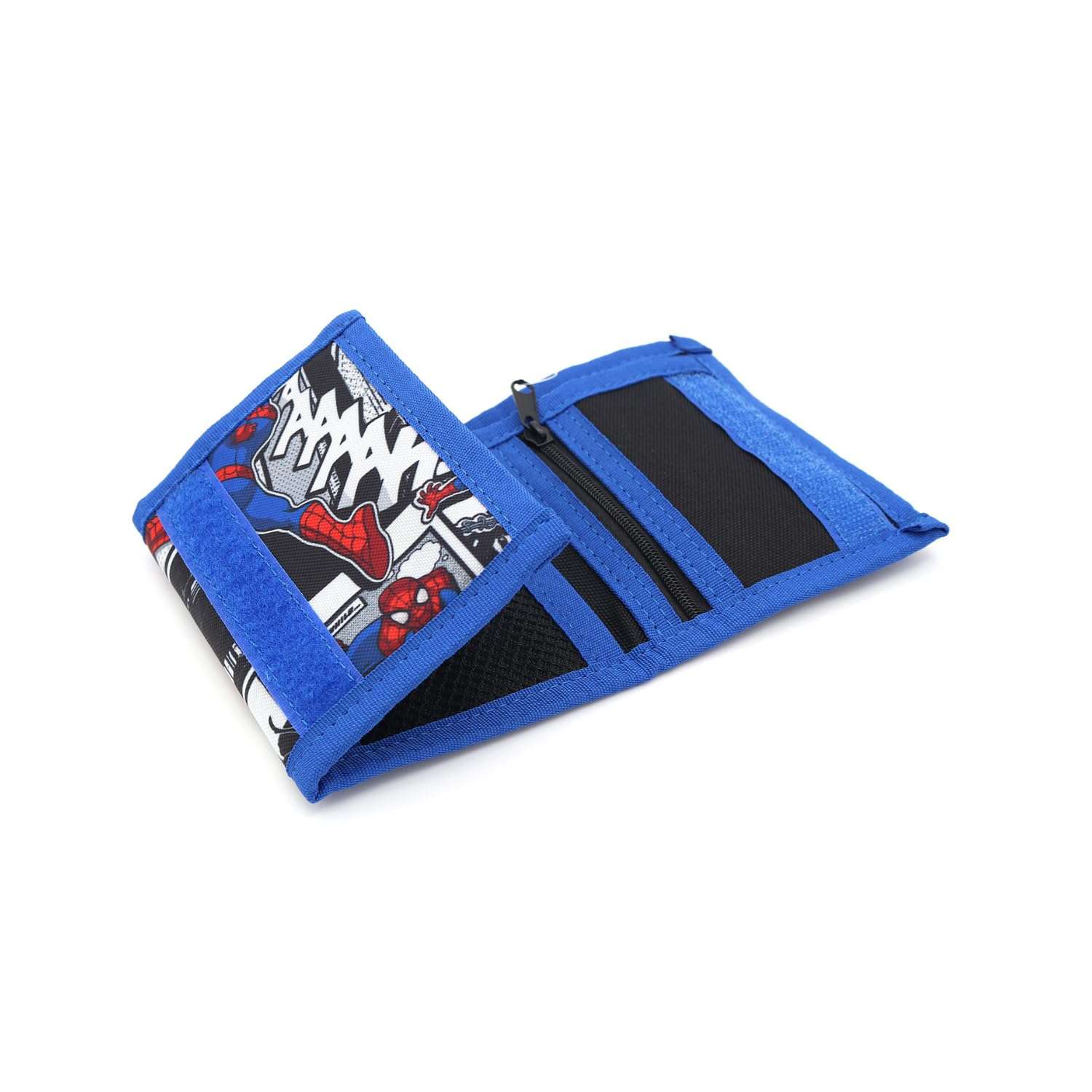 Dynamic Cartoon Superhero Classic Comic Trifold Lightweight Wallet for Pre-Teens Boys Fans 4