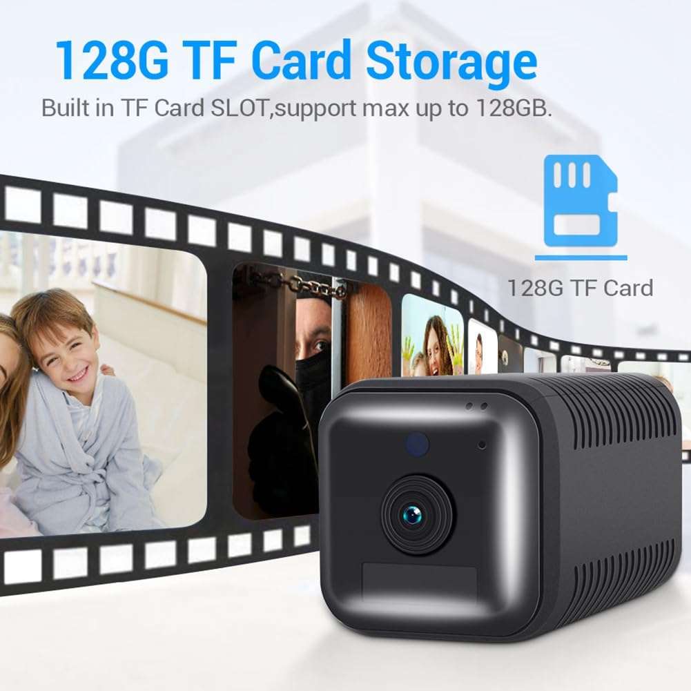 Smala 1 PCS Black G20 1080P Rechargeable Camera 4G Sim Camera PIR Alarm with Two Way Audio 3