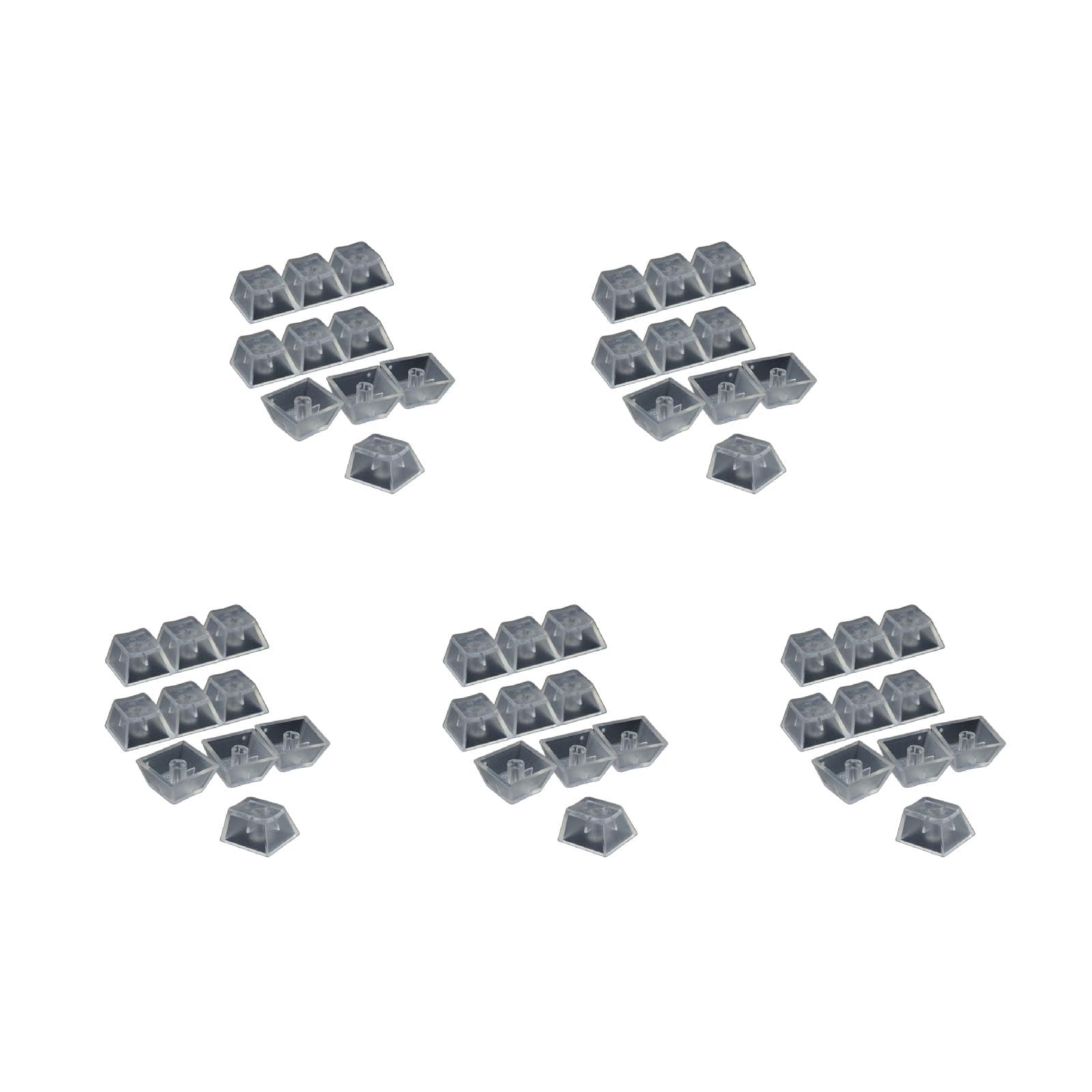 10 Pcs Transparent ABS Keycaps Mechanical Keyboard Keycaps Matte Backlit Keycaps For Cherry Switch Mechanical Keyboard Cherry Keycaps 60% 1