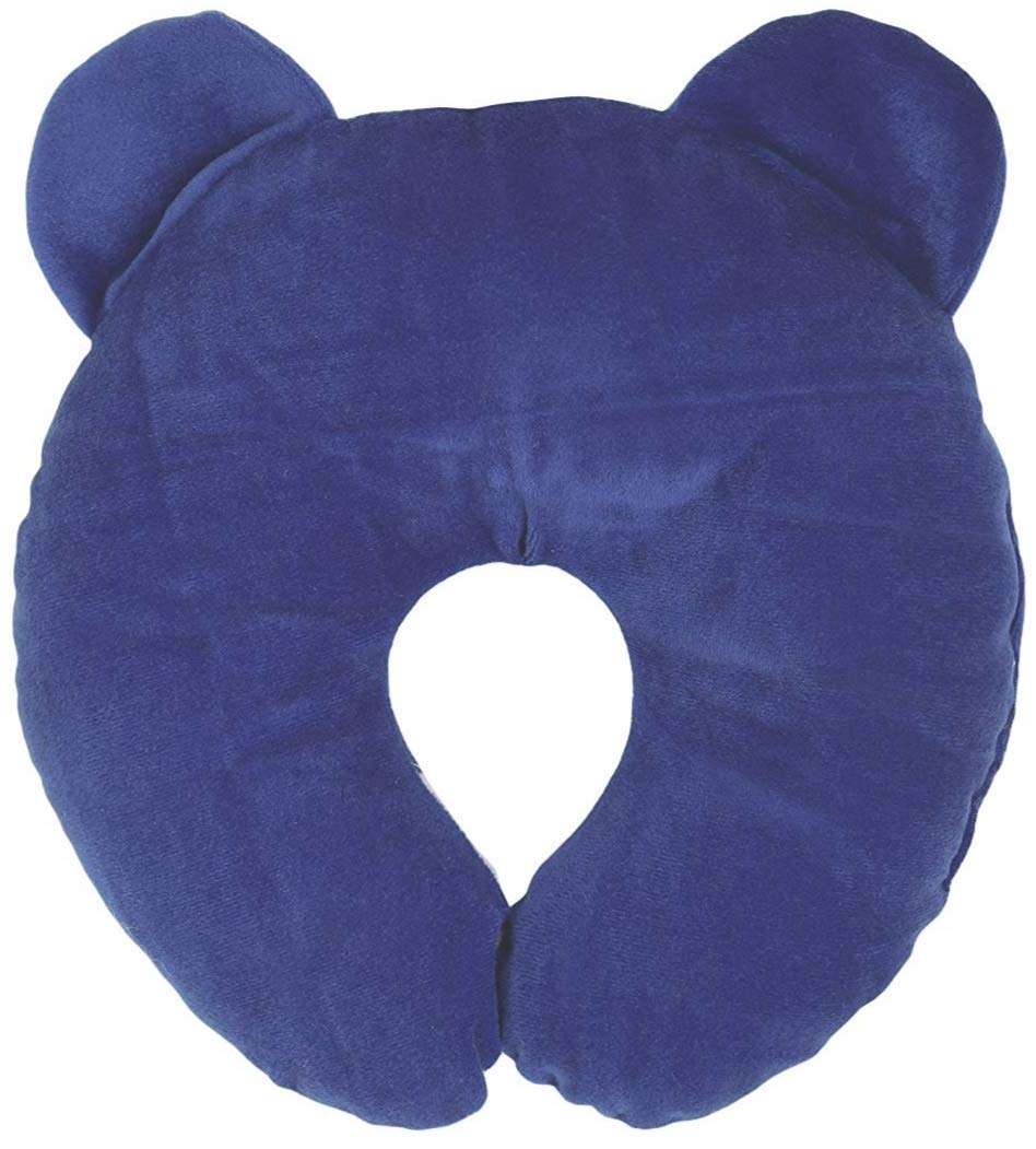 Baby Desire Soft Neck Support Pillow for Head Shaping (0-9 Months Age Group) White & Blue Pack of 1 4
