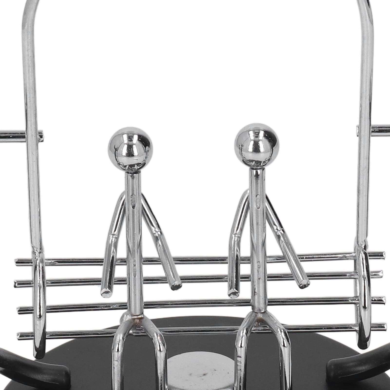 KENANLAN Balance Balls, Metal Couple Swinging Balance Balls Pendulum Balance Balls Toys Fun Science Physics Learning Desk Toys for Stress Relief, Office and Home Decoration 6