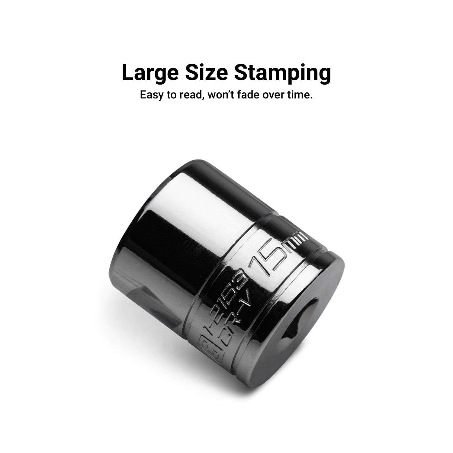 Capri Tools 10 mm Shallow Socket, 3/8-Inch Drive, 6-Point, Metric 6