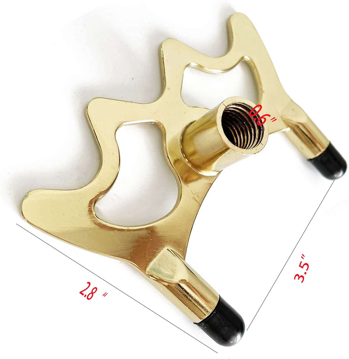 VANLAN Retractable Billiards Bridge Stick Pool Cue Stick Bridge with Brass Bridge Head, Billiards Pool Cue Accessory(with Low Brass Head) 5