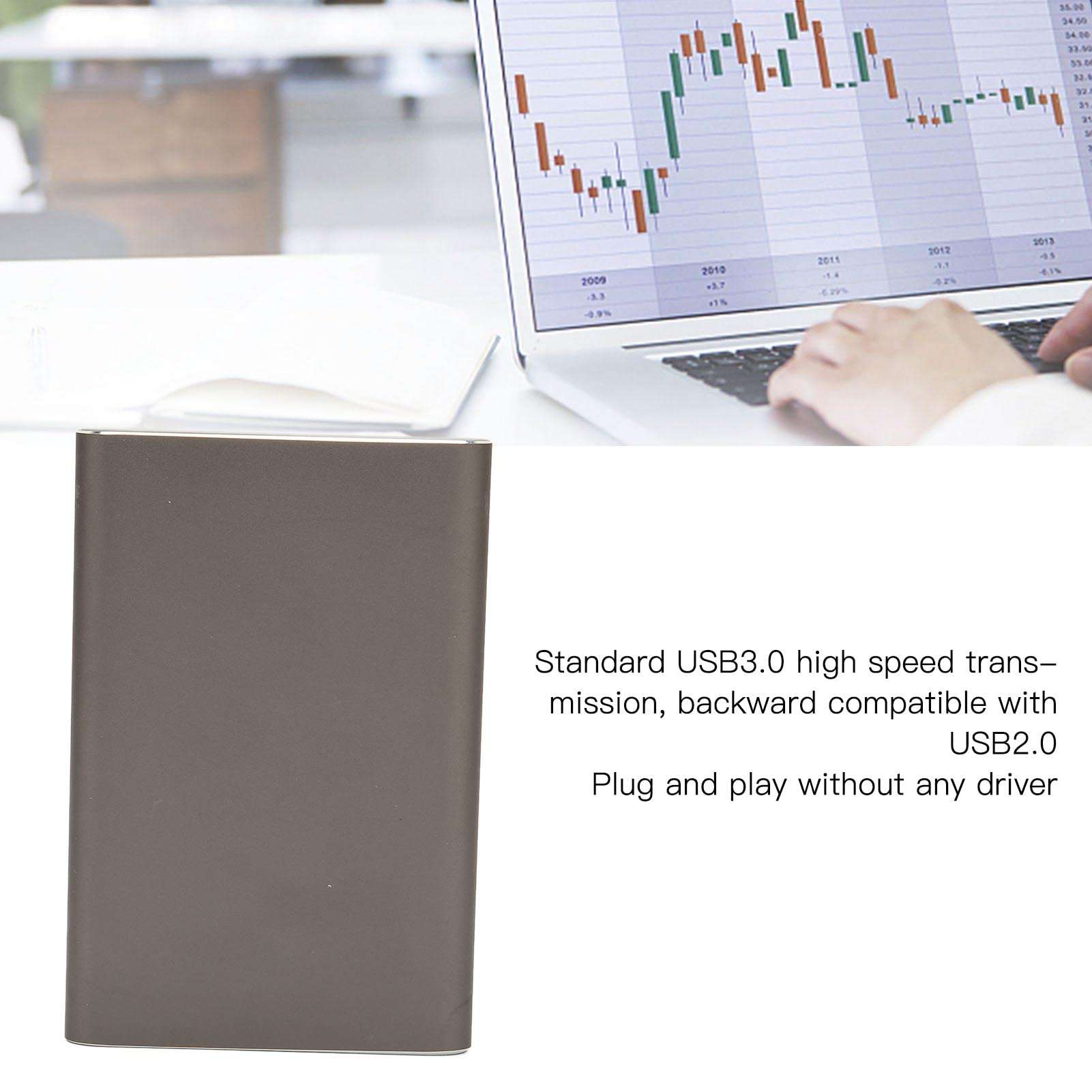 Ultrathin Portable USB 3.0 SSD with Fast Mobile External Hard Drive Processing (500GB) 4