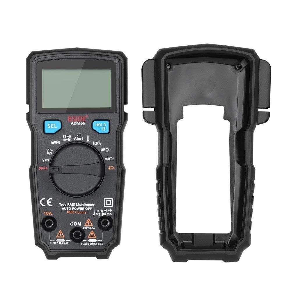 SH-CHEN Digital Multimeter - Mini True Rms LCD Digital Multimeter DC/AC Voltage Current Meter Capacitance Resistance Diode Tester Voltmeter Ammeter Electrical Multimeters Tools 5