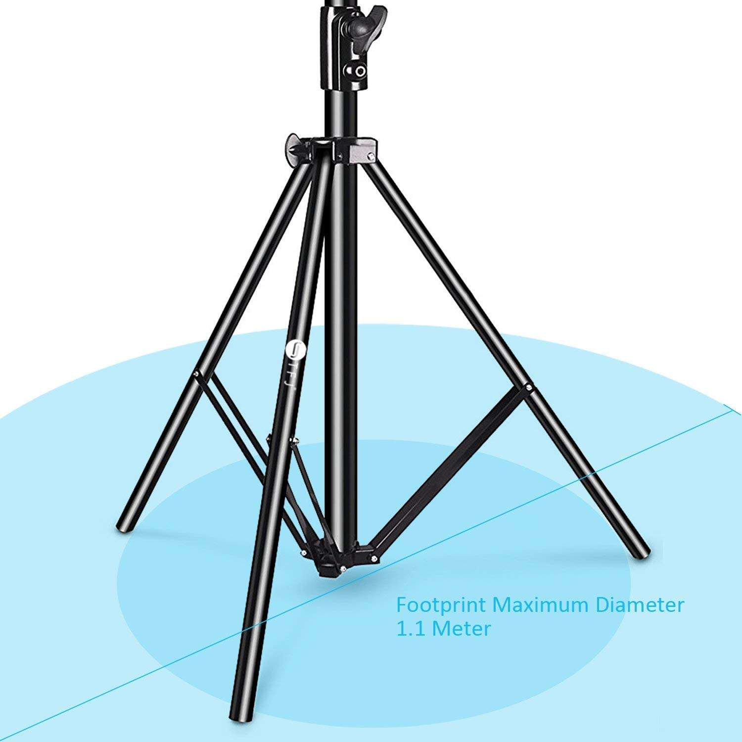 CanadianStudio Pro 8.5' Air Cushioned Heavy Duty Light Stand with All Metal Locking Collars Photo Studio Lighting Stand for Monolight Flash Light Speedlite 6