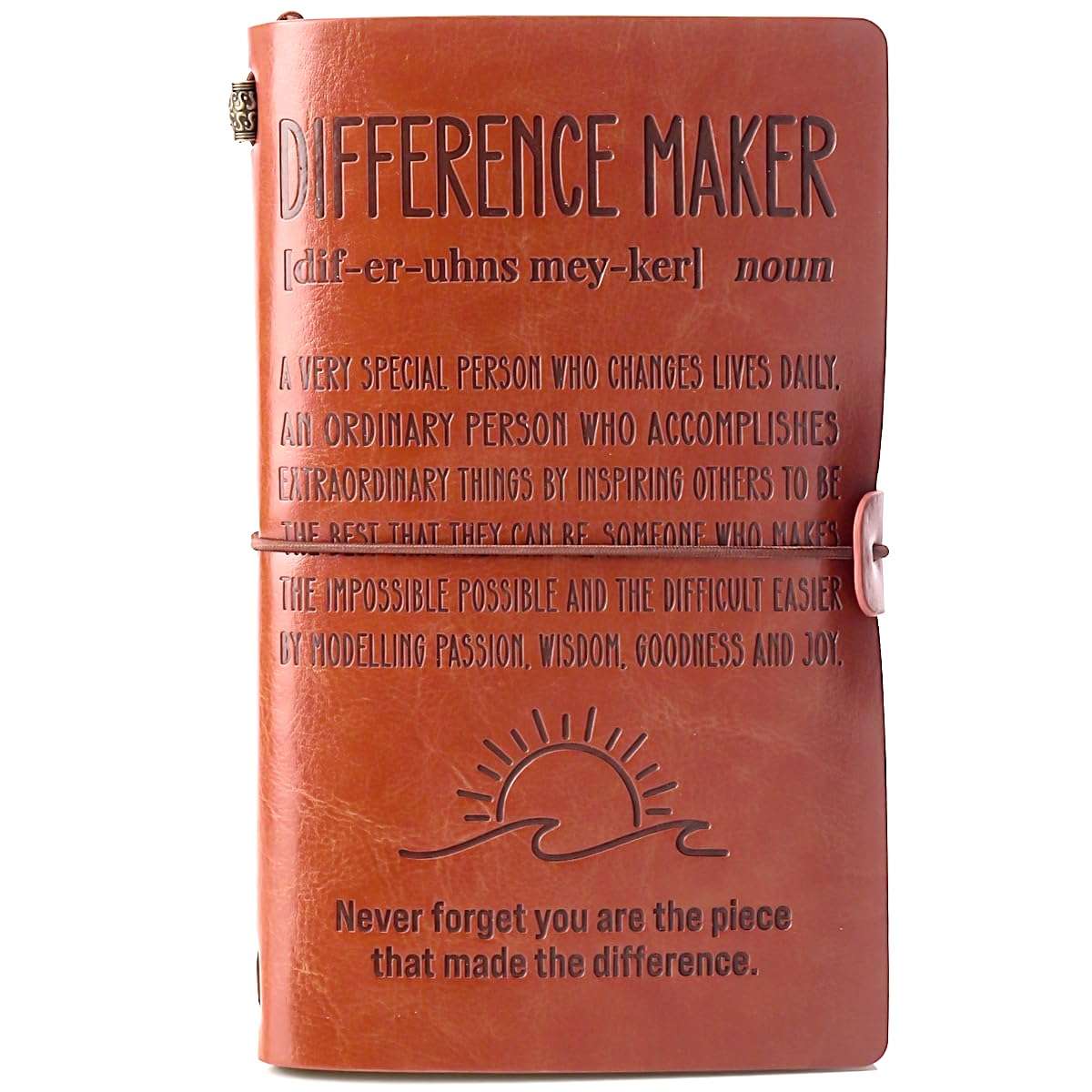 Eterfordista Difference Maker Gifts Thank You Appreciation Quote Gift for Leader Boss Women Best Mom Mentor Coach Manager Coworker Employee Teachers Day for Difference Maker Definition Leather Planners 2
