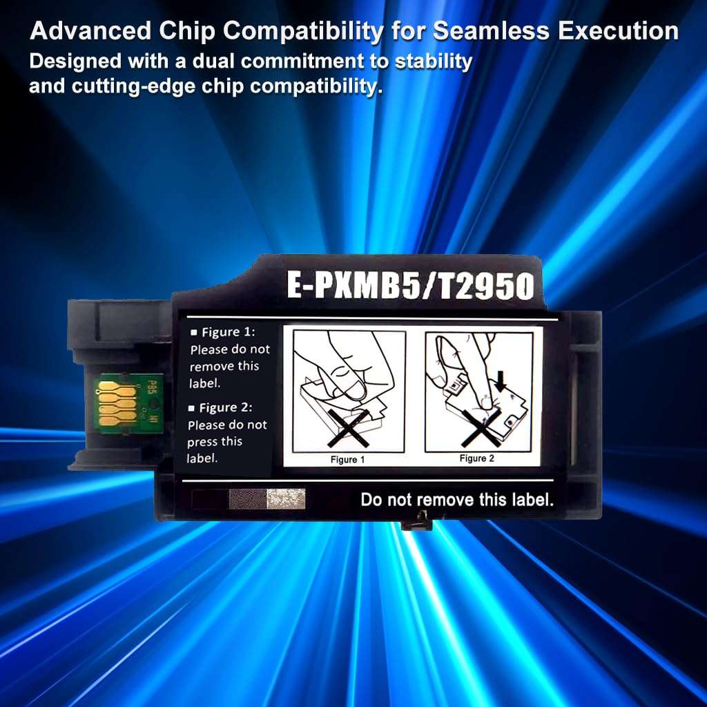 HLPRINT T2950 Remanufactured Ink Maintenance Box for Workforce WF-100 WF-110 EC-C110 Wireless Mobile Printer 2 Pack 3