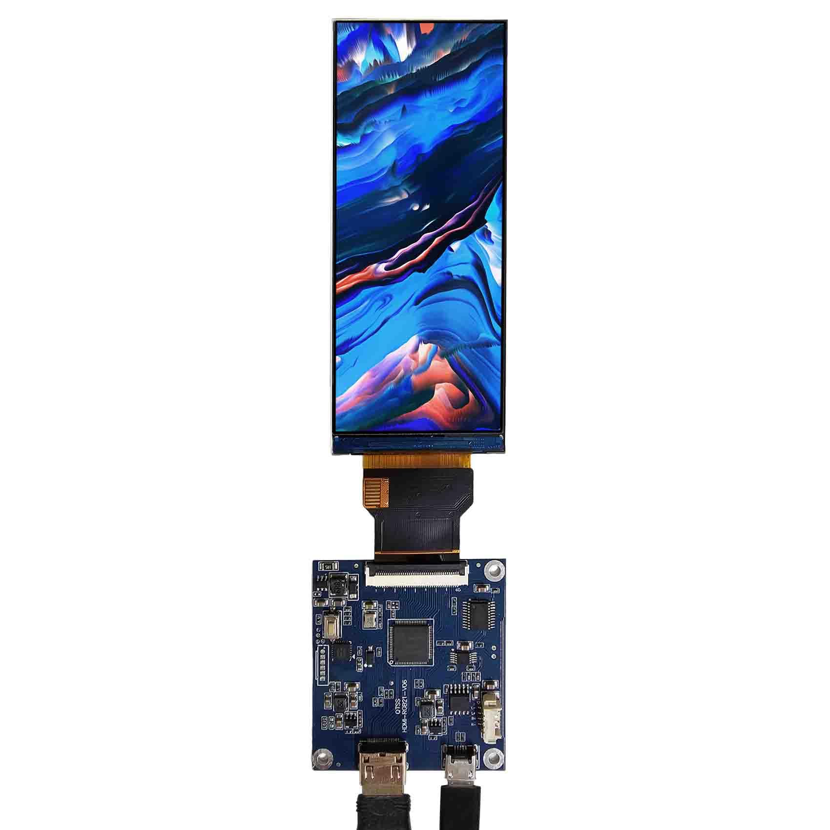 FanyiTek 3.99" 3.99 inch 400x960 450nit Mini IPS MIPI LCD Screen and Micro USB Control Board 41 pins 1