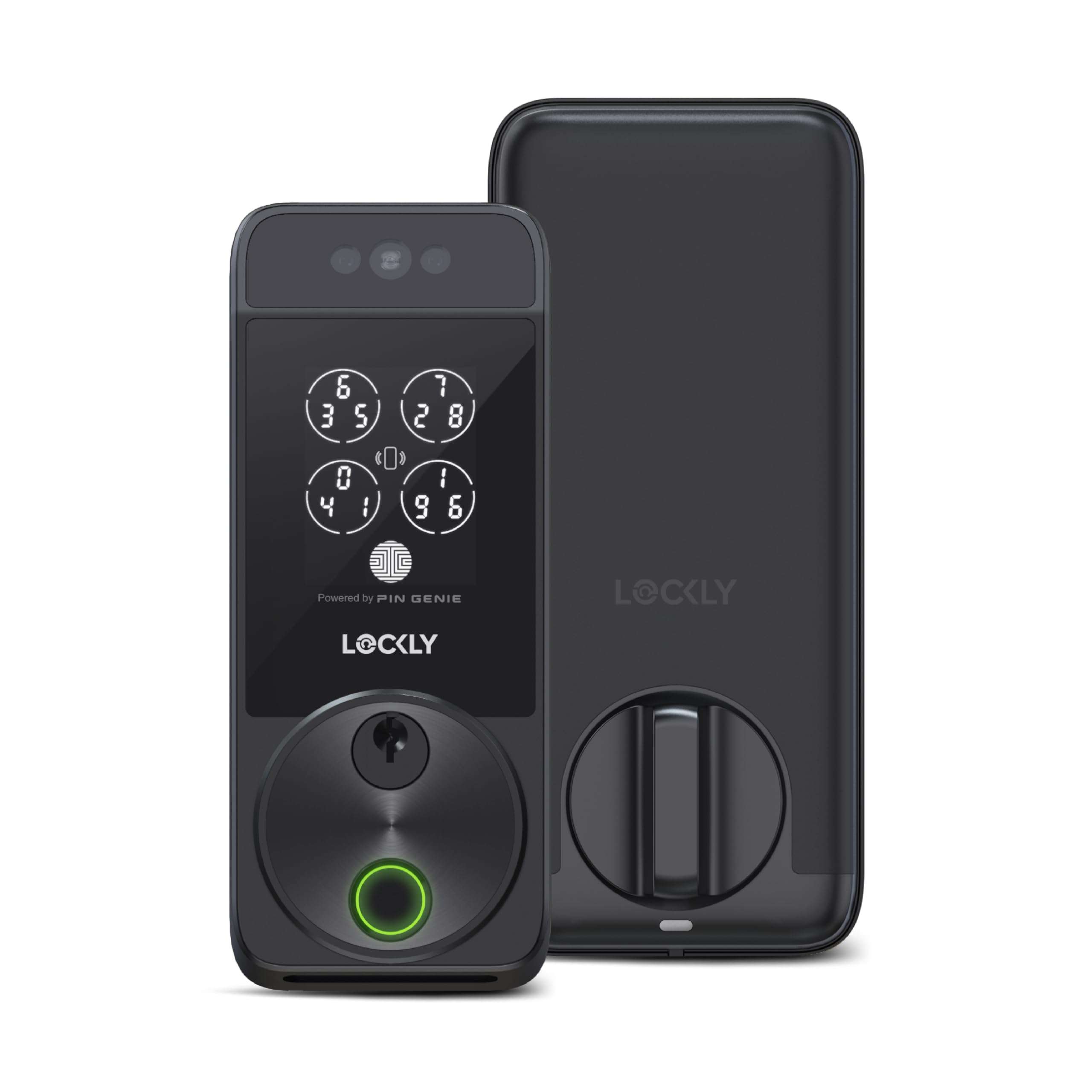 Lockly Visage Zeno Series Smart Lock, Facial Recognition & Fingerprint Keyless Entry Door Lock, Built-in Wi-Fi Deadbolt with Apple Home Key, PIN Genie Keypad, App Remote Control (Matte Black) 5
