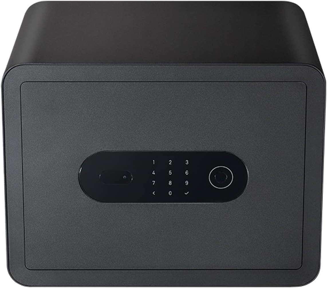 RhLLvJ Small Intelligent Safe Mini Office Safe Bedside Invisible Safe Fingerprint Combination Electronic Lock C Grade Lock Cylinder Lock 1
