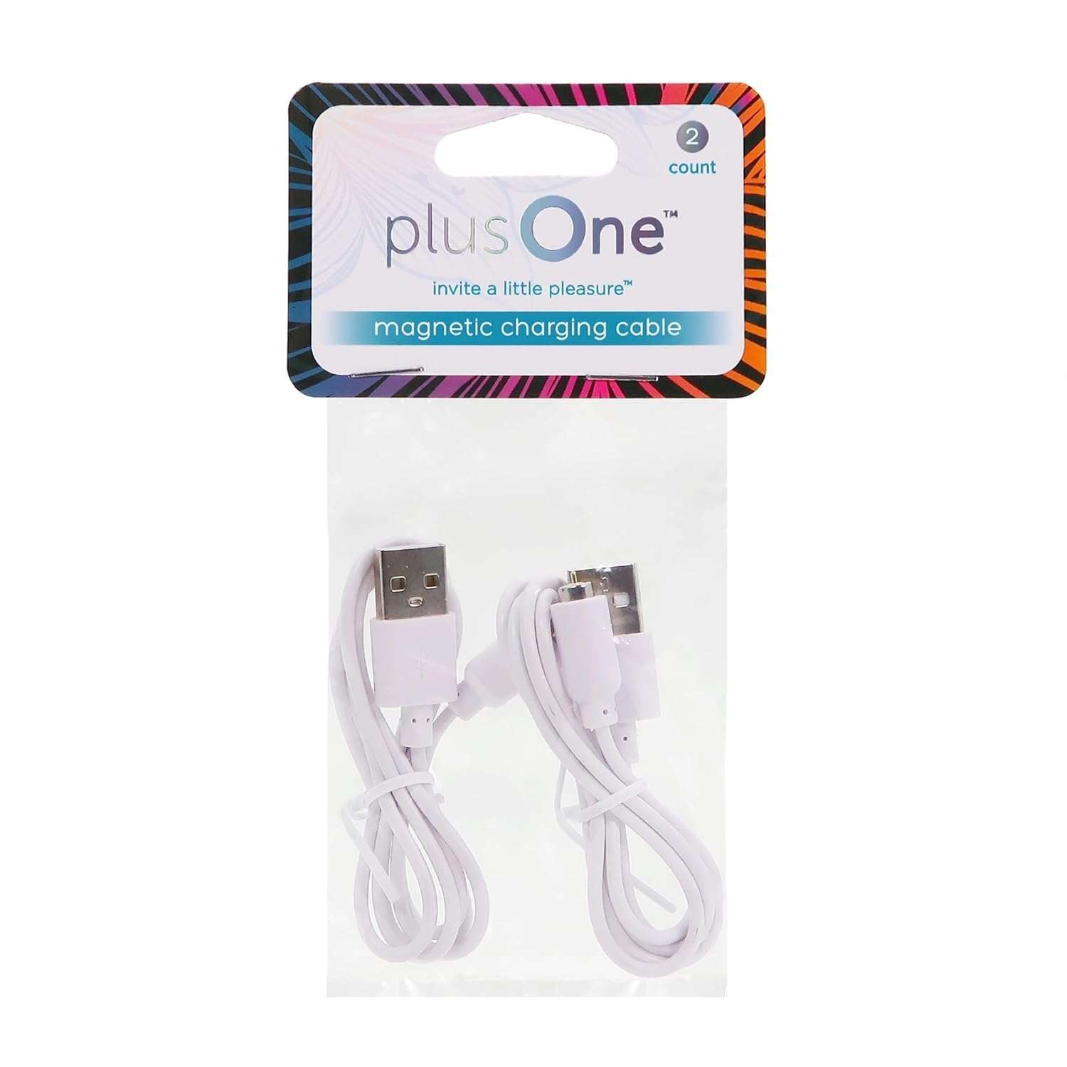 plusOne Official Magnetic Charging Cables, USB Charger, Durable Replacement DC Charging Cables, USB Adapter Cord, DC Power Cable, Plug Charging Cord, 2 Count