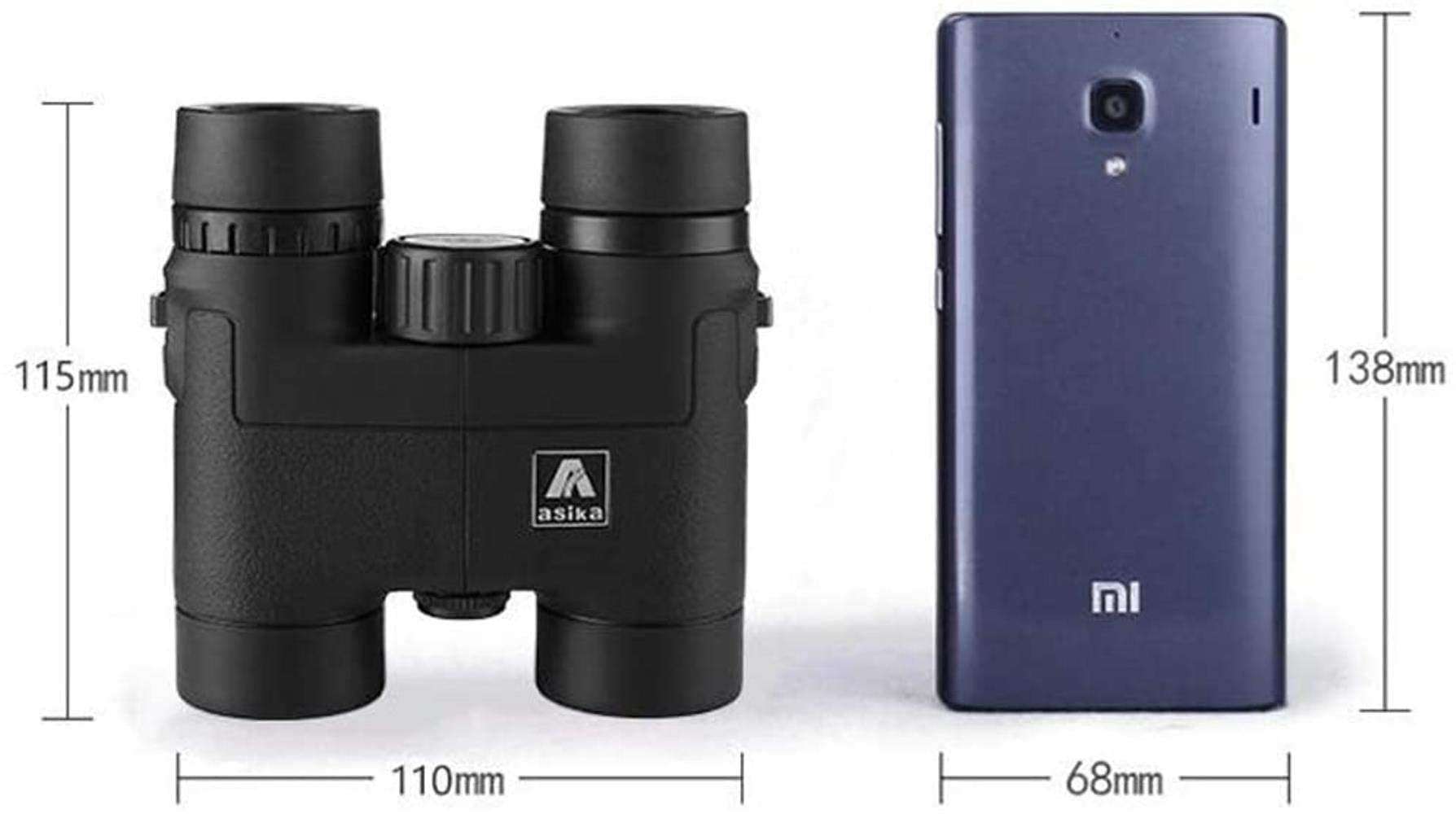 Mini Binoculars, 8X32 HD Large Eyepiece FMC Blue Film Telescope for Kids and Adults Outdoor 3